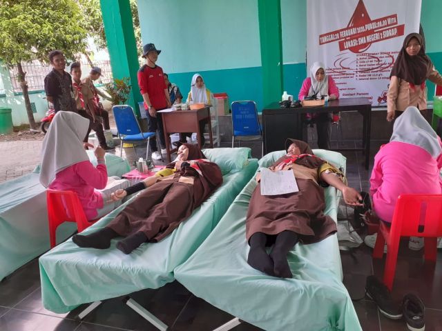 Kegiatan Aksi Donor Darah dalam menyambut HUT Kab. Sidrap ke-676